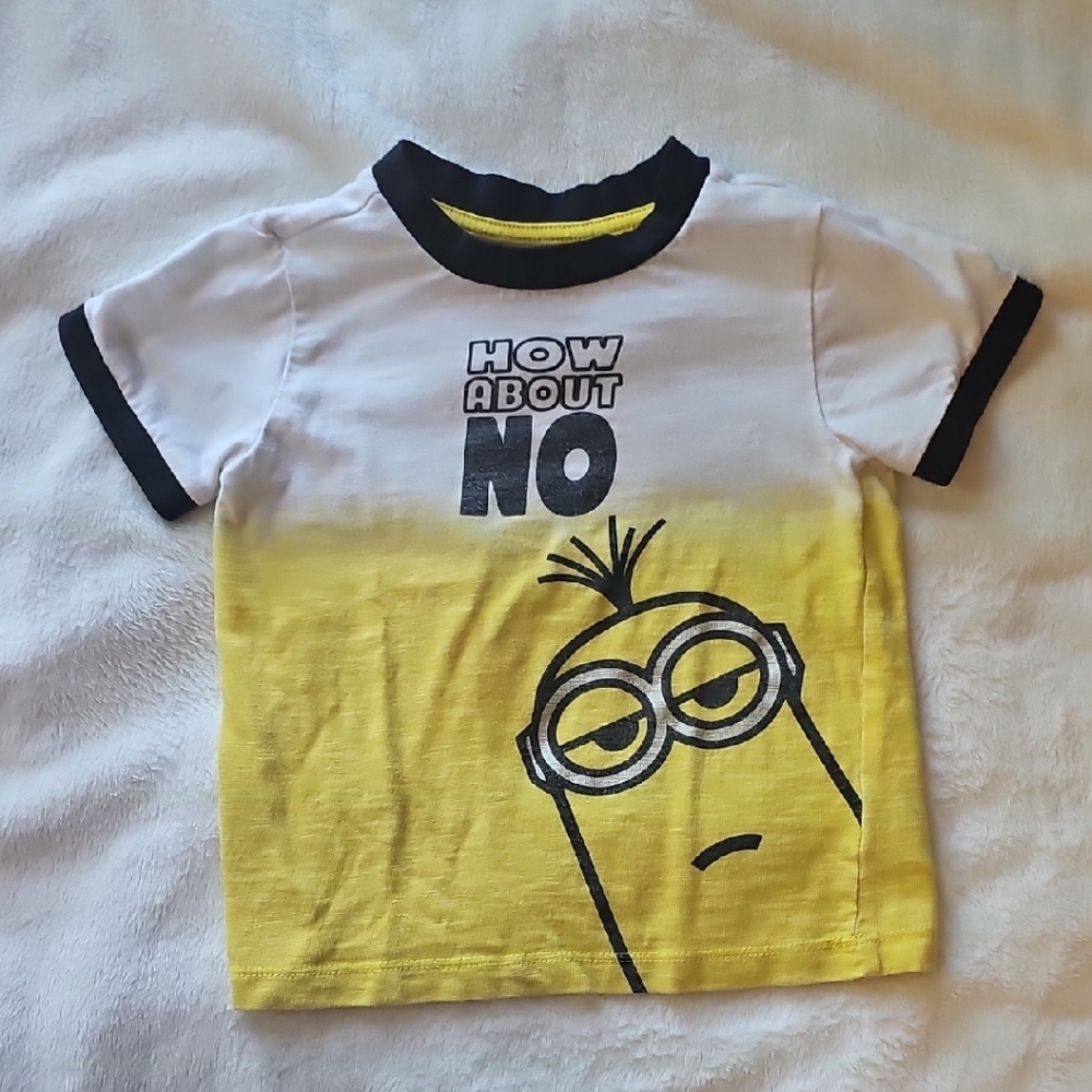 Despicable Me Minions Yellow and White Kids T-Shirt